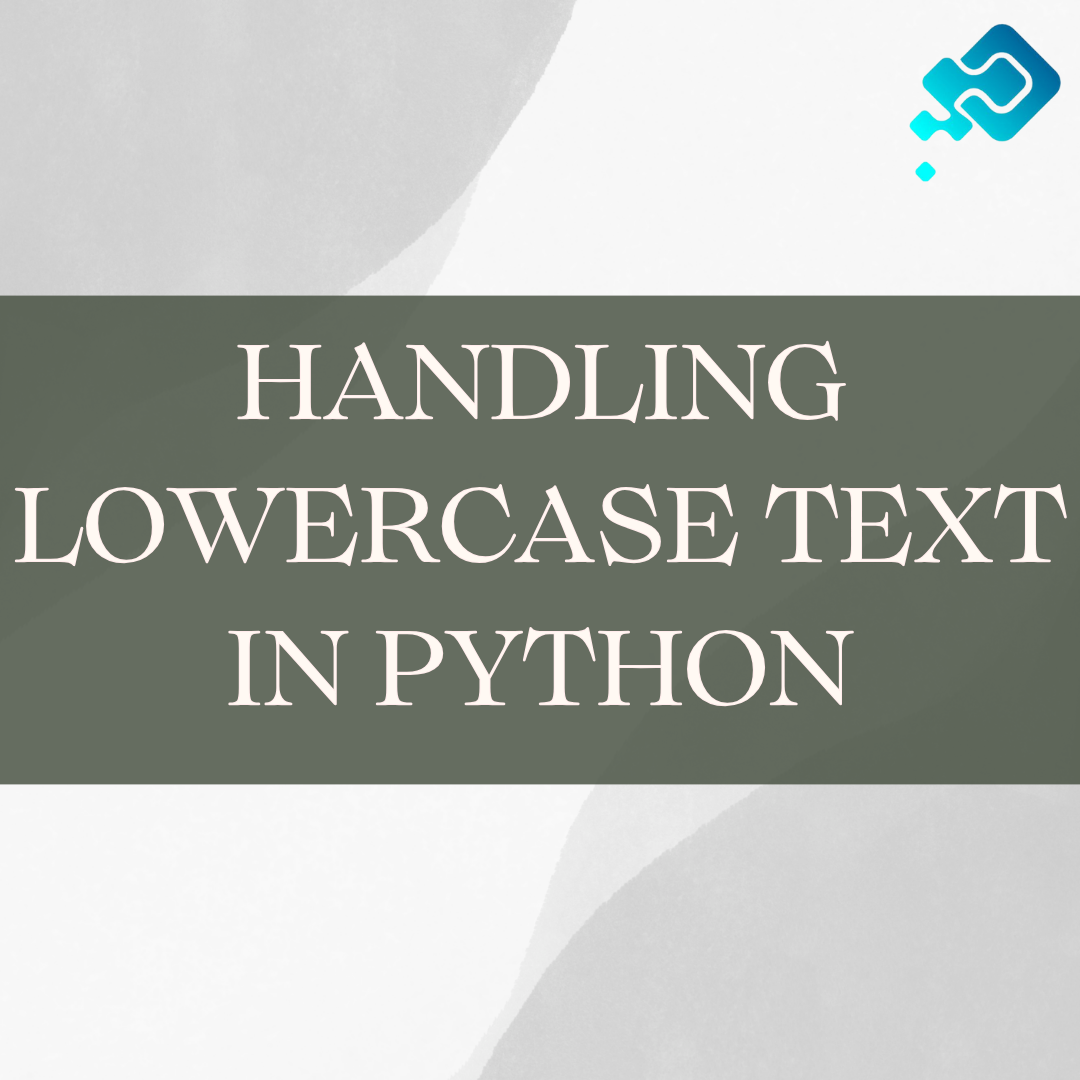 lowercase python